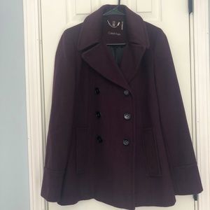 Calvin Klein Wool Blend Coat